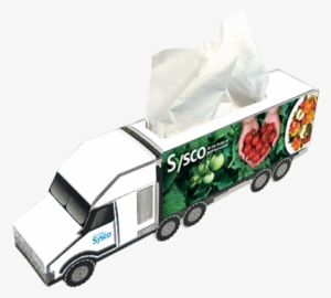 Sysco Hauler Truck Shaped Tissue Box - Model Car