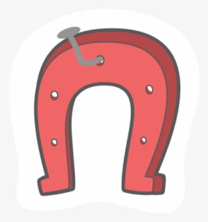 Transparent Horseshoe Upside Down - Horseshoe