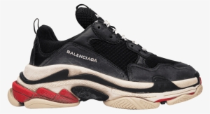 Balenciaga Triple S Trainer 'black Red' - Balenciaga Triple S Red Black