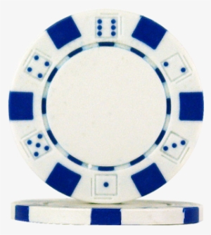White Poker Chip Png - White And Blue Poker Chip