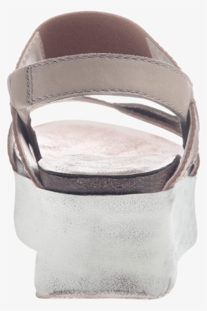 Nova Women's Sandal In Silver Back View - Women Shoes Png Back