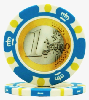 Poker Chips €1 Euro - Ids 100matte Monte Carlo Poker Club Clay Chip Red 14