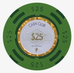 12792 Poker Chip "cash Club" 14gr Value Of $25 - Casino Token