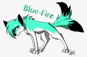 Blue Fire By Flame Expression On Clipart Library - Fire Wolf Clipart