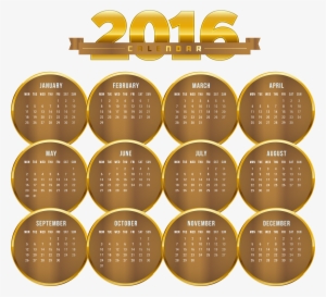 2016 Calendar Png