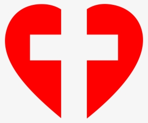 American Red Cross Picture Library Stock - Cross With Heart Png