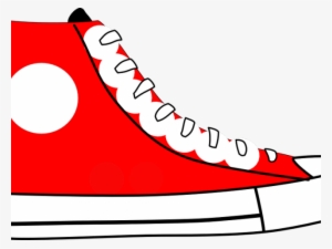 Gym Shoes Clipart Sneaker - Red Shoe Clipart