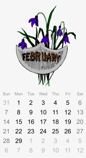 This Free Icons Png Design Of 2016 February Calendar