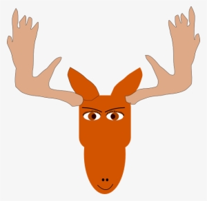 Free Vector Mad Moose Clip Art - Cartoon Moose Head Mugs