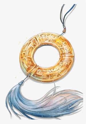 This Graphics Is Hand Painted Jade Figure Transparent - Bubble