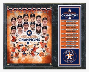 Houston Astros 2017 World Series Champions 15″x12″ - Houston Astros