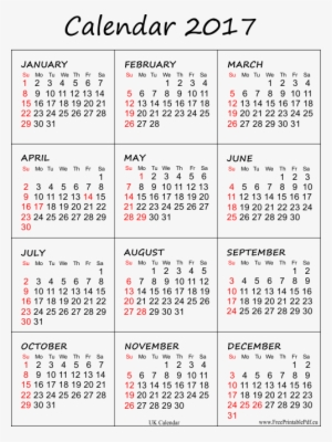 Free Printable Calendar Uk Printable Calendar 2017 - 2011