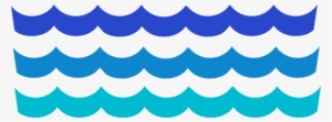 Free Wave Pattern Clip Art At Clker Com - Transparent Water Clip Art