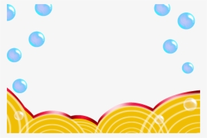 Yellow Graphic Design - Bubble Border