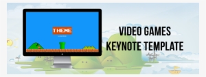 Keynote Template With A Video Game Theme