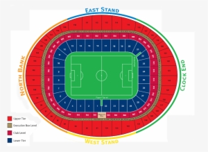 Emirates Stadium Map - Emirates Stadium Seating Plan Family