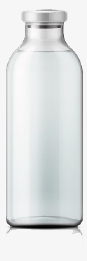 Tall Transparent Glass Darkies - Glass Bottle