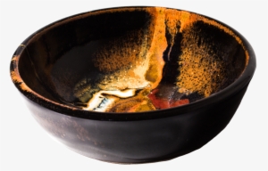 Handmade Pottery Cereal Bowl Red, Toasted Brown, & - Cereal