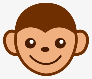 Cute Monkey Face Clip Art - Monkey Clipart