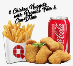 6 Chicken Nuggets £3 - Comatec Mini Fry Box 3.25 X 2 X 1.6 Inches