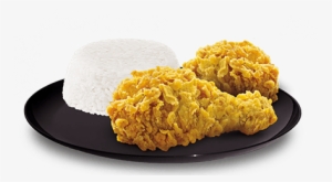 2-pc King's Crunchy Chicken™ With Rice - Fried Chicken With Rice Png