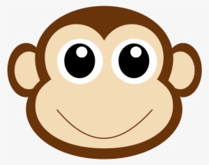 Monkey 1 Clip Art At Clker - Monkey Face Clipart