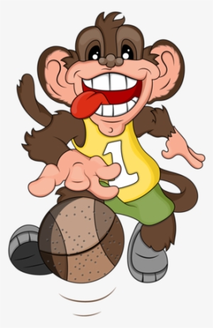 Год 2016 Огненная Обезьяна - Monkey Cartoon Smile