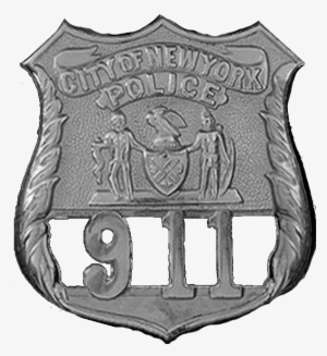 Badge Of A New York City Police Department Officer - Nypd Police Badge Png