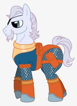Unmasked Deathstroke Pony By Hal N - Digital Art