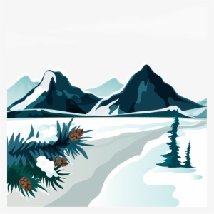 Alps Landscape Stock Illustration Illustration - Cartoon Background Hand Drawing