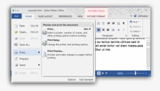 Office 2013 Ribbon Office 2013 Style With Gray Palette