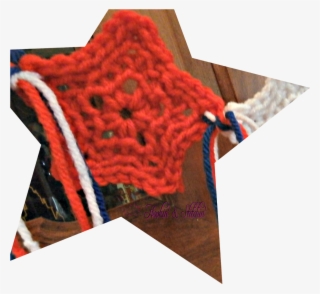 Red Crochet Star