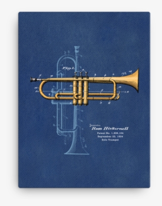 Trumpet Solo Wall Art Canvas