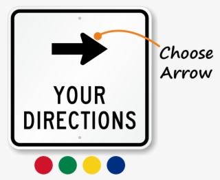Custom Directional Arrow Sign