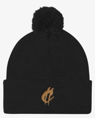 Gold Icon Black Pom