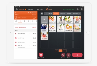 Iphone Pos Display Ordering Management With Combo And