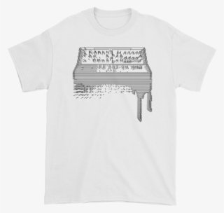 Image Of Rzrshrp Scanline Synth Logo T-shirt