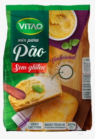Mix Sem Glúten Para Pão Tradicional Vitao