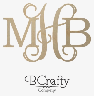 Diametric Wooden Monogram Letters