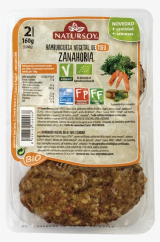 Hamburguesa De Tofu Y Zanahoria 2 Und