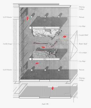Layout Of Exhibition Proposed For The Bibliowicz Gallery