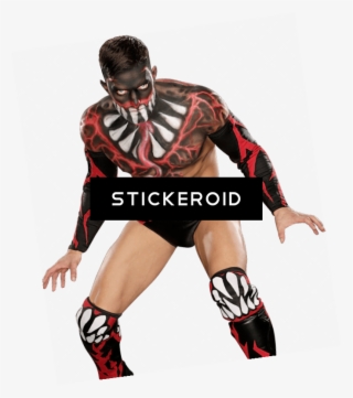 Finn Balor With Belt Close Up