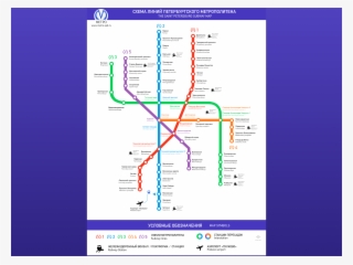 Redesign Of Saint-petersburg Metro's Map By Floydreme