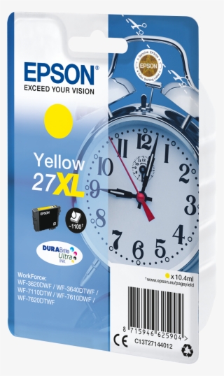 Epson Alarm Clock 27xl Yellow High Yield Inkjet Cartridge