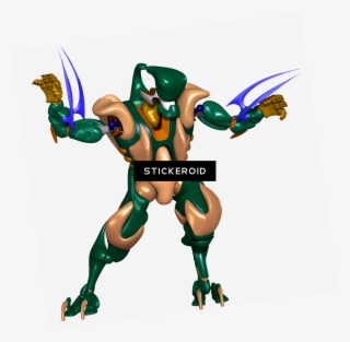 Multicolor Robot Green And Brown