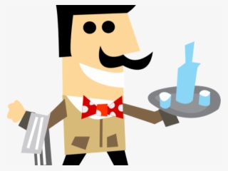 Bartender Clipart Cafe Waiter