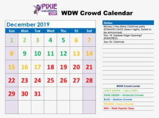 December Crowds At Disney World