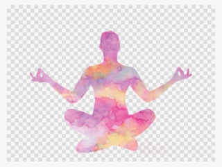Yoga Pose Silhouette Clipart Yoga Lotus Position Clip