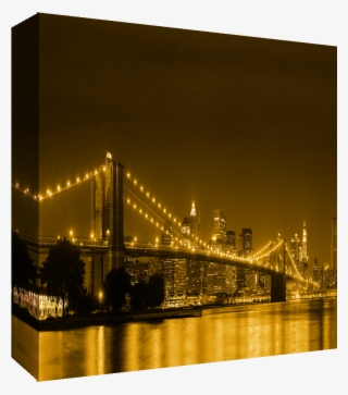 New York Brooklyn Bridge Skyline Canvas Wall Art