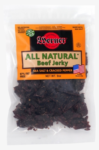 All Natural Sea Salt & Cracked Pepper Beef Jerky